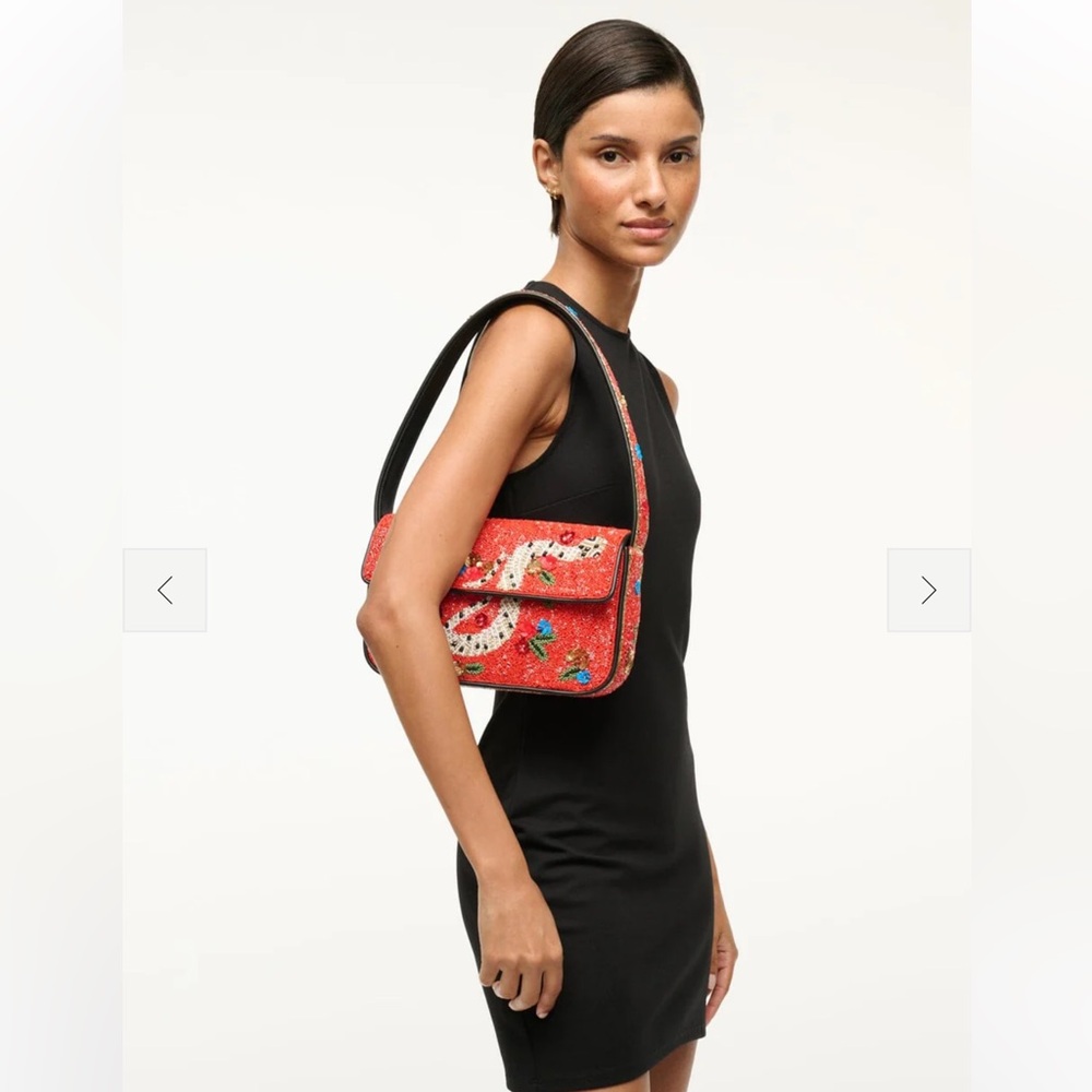 Staud Tommy Beaded Bag Year of the Snake - Picture 2 of 6